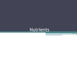 Nutrients 