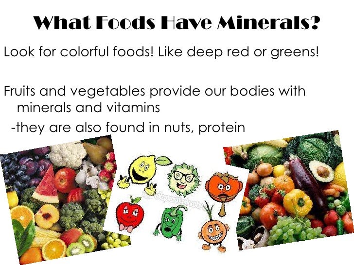 nutrients examples