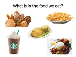 What is in the food we eat?
 