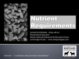 Nutrients p2 | PPT