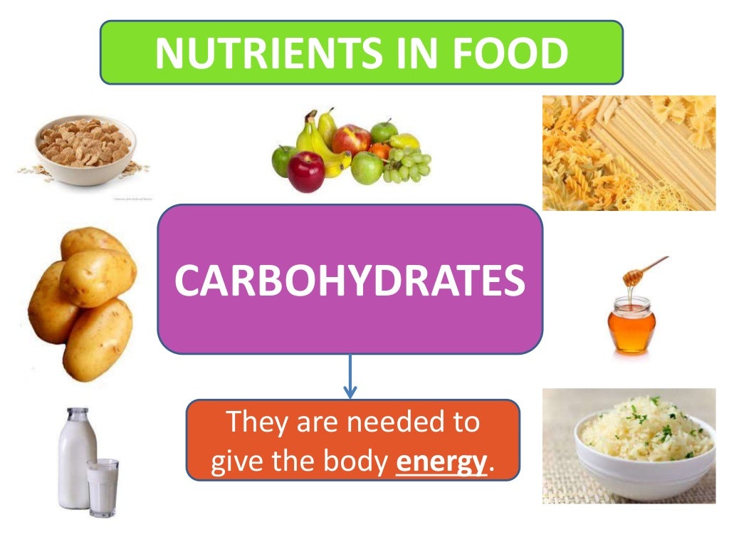 Nutrients in food