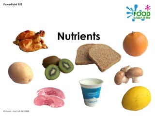 PowerPoint 153




                             Nutrients




© Food – fact of life 2008
 