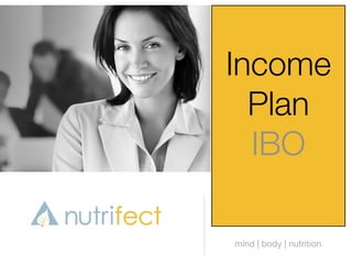 Income
  Plan
  IBO

mind | body | nutrition
 