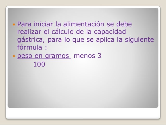 Nutrición en el Neonato