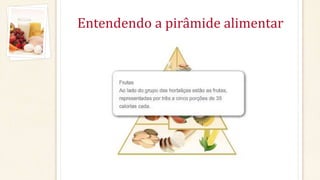 Entendendo a pirâmide alimentar
 