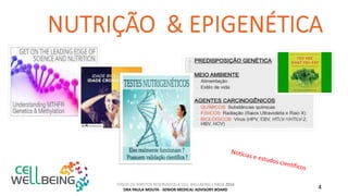 TODOS OS DIREITOS RESERVADOS A CELL WELLBEING LISBOA 2016
DRA PAULA MOUTA - SENIOR MEDICAL ADVISORY BOARD 4
 