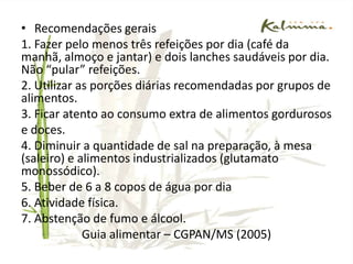 Nutrição MaternaKalmma Zen SpaEquilíbrio do organismo com ganho de peso adequado.5 meses de duração a partir do 3º mês ao 8º mês. 