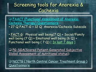 Fact G Questionnaire.pdf Nutrion support for cancer patients | PPTX
