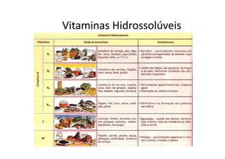 Vitaminas Hidrossolúveis
 