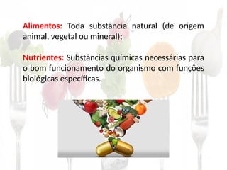 aula de nutrição para alunos do tecnico de enfermagem | PPTX