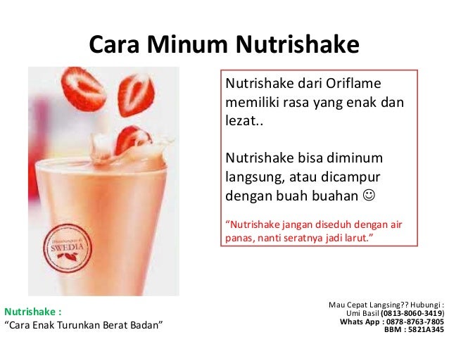 Rahasia Nutrishake Turun Berat Badan Dengan Aman By Oriflame Rahasia Nutrishake Turun Berat Badan Dengan Aman By Oriflame