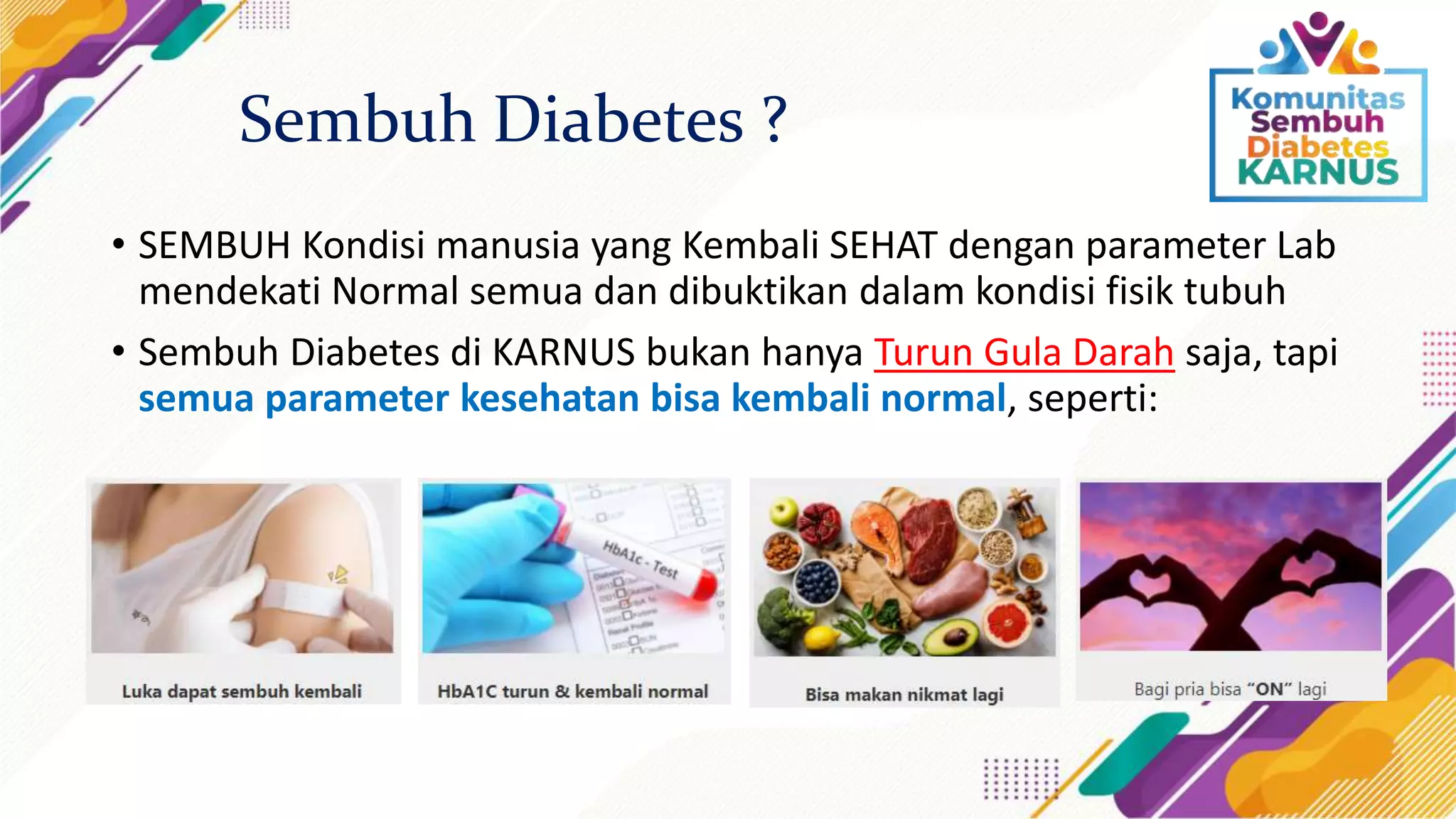 Nutrisi Diabetes - Cell Healing Food Therapy Konsep Karnus.pptx