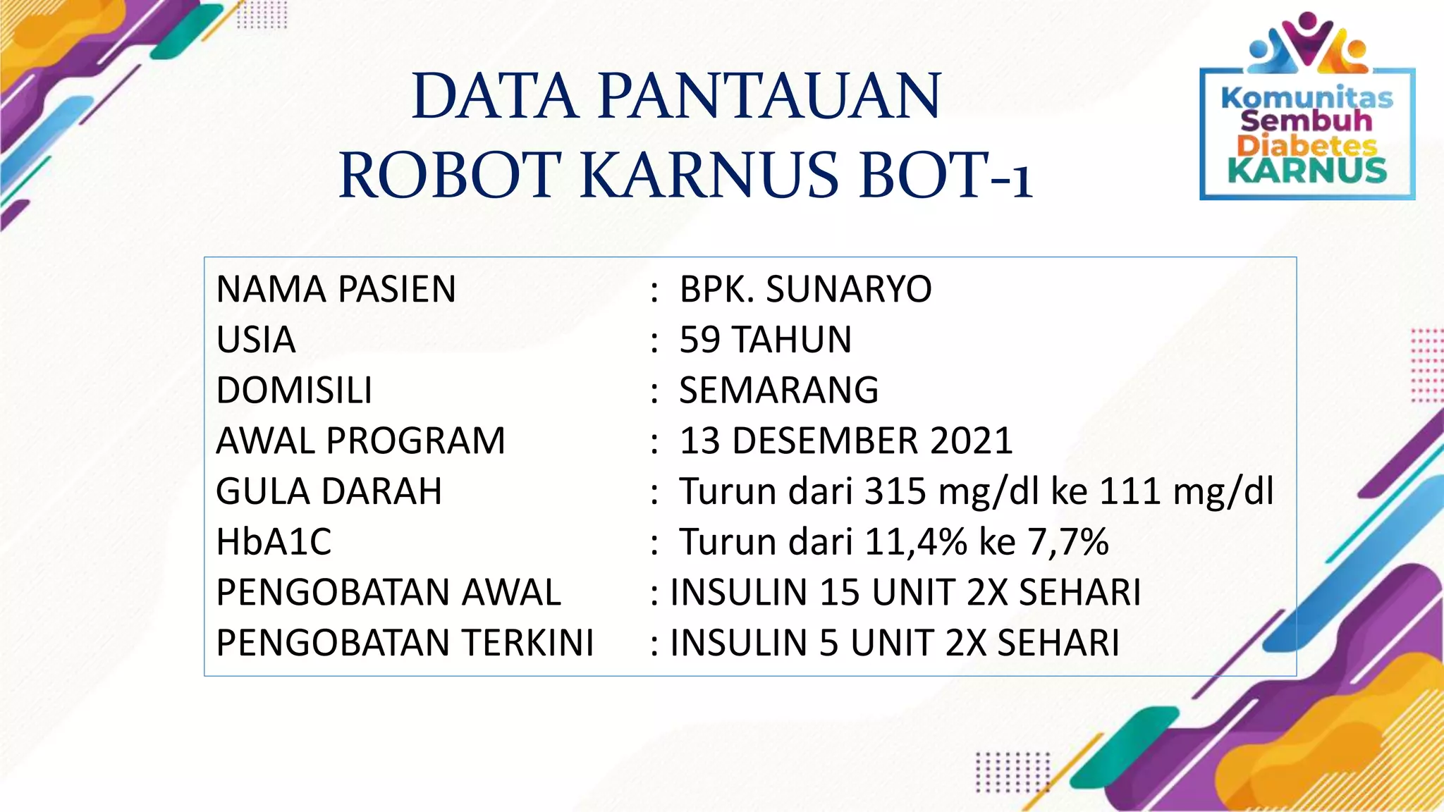 Nutrisi Diabetes - Cell Healing Food Therapy Konsep Karnus.pptx