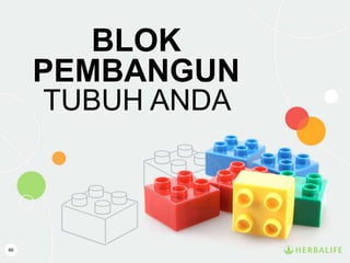 46
BLOK
PEMBANGUN
TUBUH ANDA
 