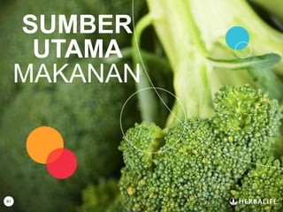 61
SUMBER
UTAMA
MAKANAN
 
