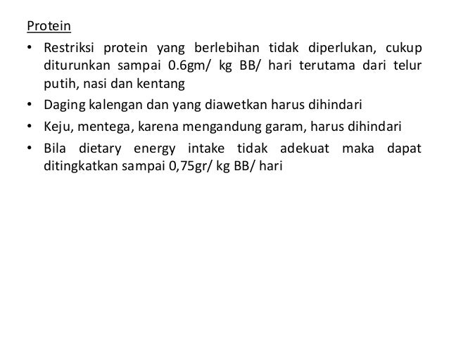Nutrisi pada chronic renal