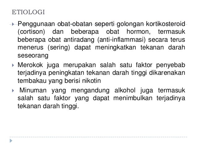 Nutrisi pada pasien hipertensi