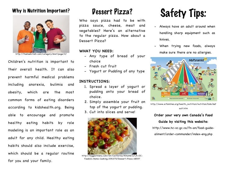nutrition pamphlet