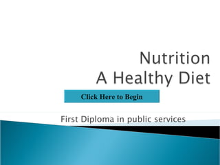 First Diploma in public services Click Here to Begin 