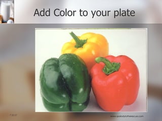 Add Color to your plate 