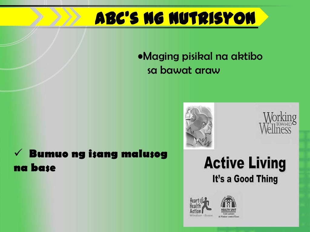 Nutrition ppt sample