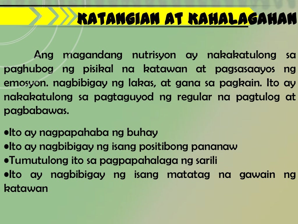 Nutrition ppt sample