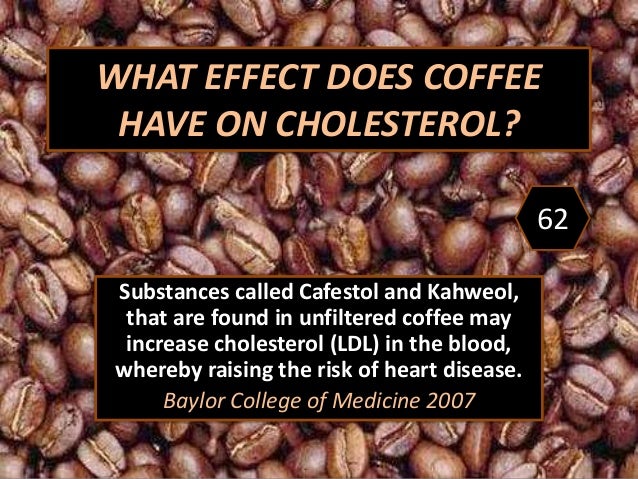 Unfiltered Coffee Increases Cholesterol Diet