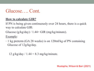 Nutritional management for high risk neonate | PPTX