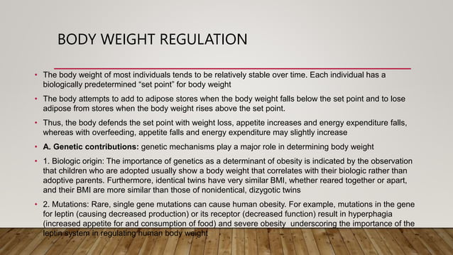 Stunning And Weight Regulation image