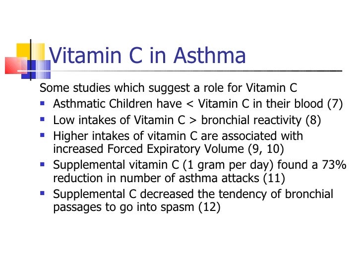 Nutrition And Asthma