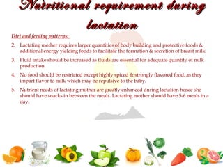 Nutrition during pregnancy and lactation | PPT