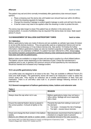Gastrostomyfrench Color Code Guide.pdf Nutrition management of enteral feeding - guidelines and procedures ...
