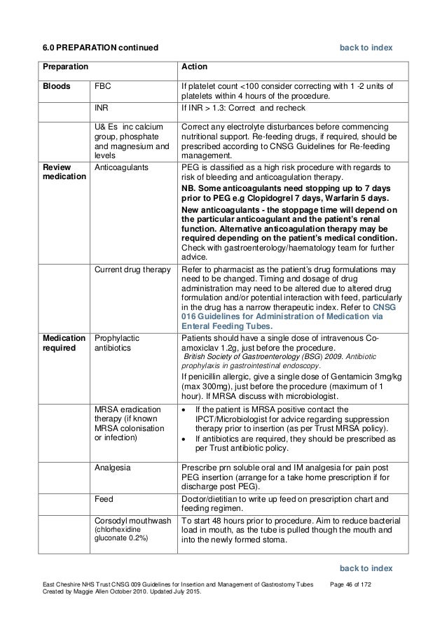 Nutrition management of enteral feeding guidelines and procedures…