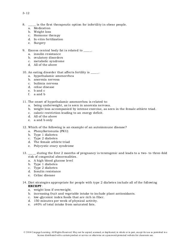 Nutrition Through the Life Cycle 5th Edition Brown Test Bank Nutrition Through the Life Cycle 5th Edition Brown Test Bank