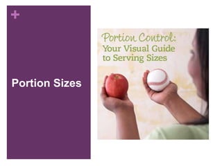 +


Portion Sizes
 