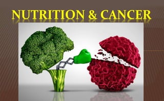 NUTRITION & CANCER
 