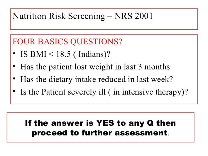 Diet Chart For Icu Patients