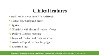 Nutritional and toxic myelopathies | PPTX
