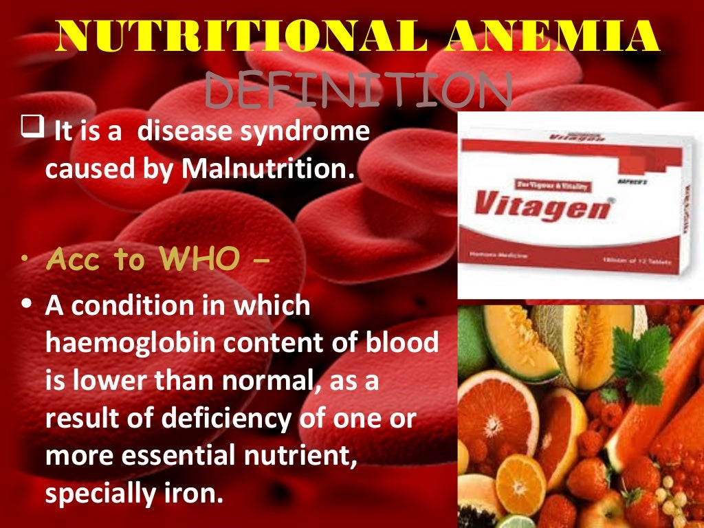 Nutritional anemia