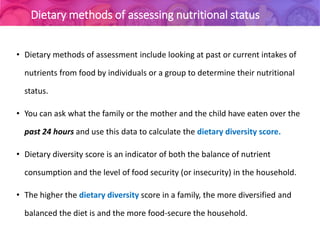 Nutritional assessment
