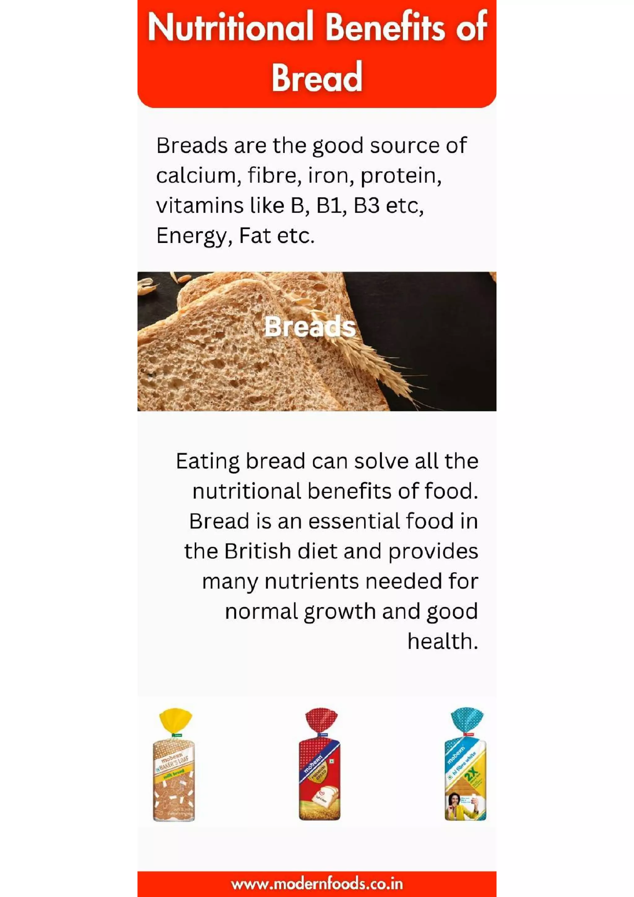 Nutritional Benefits of Bread | PDF