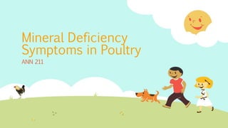 Mineral Deficiency
Symptoms in Poultry
ANN 211
 