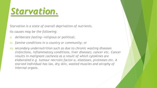 Nutritional diseases , and their causes. | PPTX