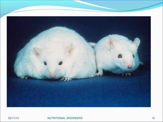 02/11/14

NUTRITIONAL DISORDERS

10

 