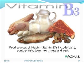 02/11/14

NUTRITIONAL DISORDERS

94

 