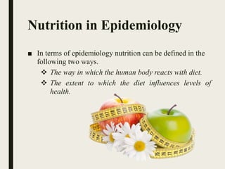 Nutritional epidemiology | PPT