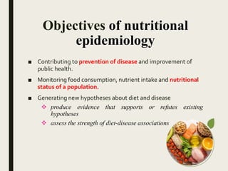 Nutritional epidemiology | PPT