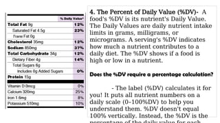 NUTRITIONAL FOOD LABEL AND BALANCED DIET .pptx