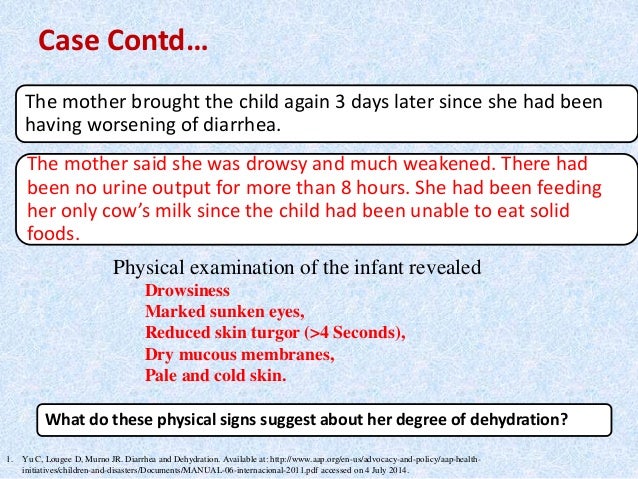 Nutritional management of diarrhea 