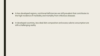 Nutritional modulation of immune function | PPTX
